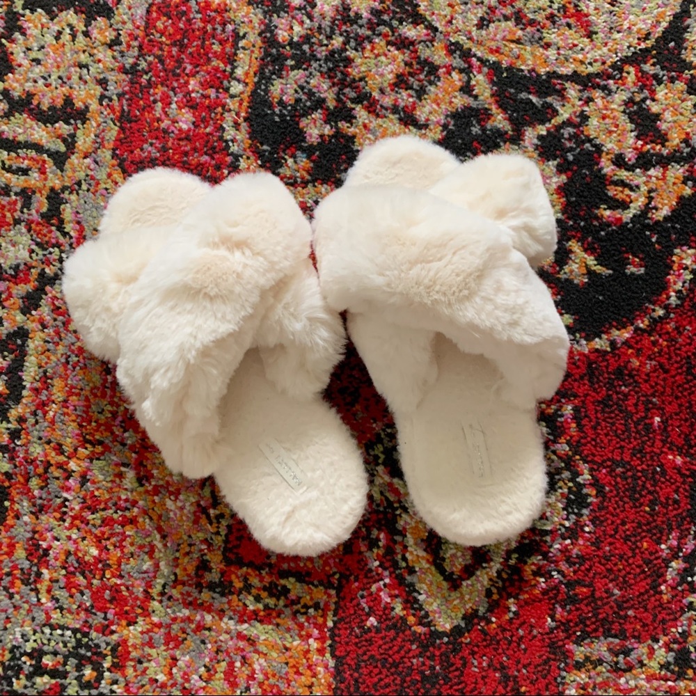 Fuzzy slippers
